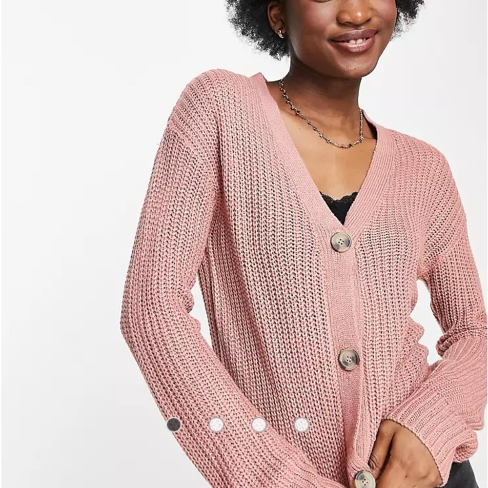 NWT BRAVE SOUL Daisy Fisherman Knit Cardigan